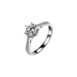 Anello solitario classico