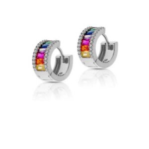 Orecchino Cerchio Multicolor