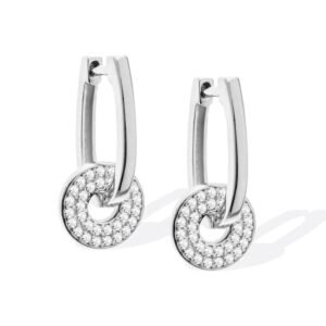 Orecchino cerchio fantasia