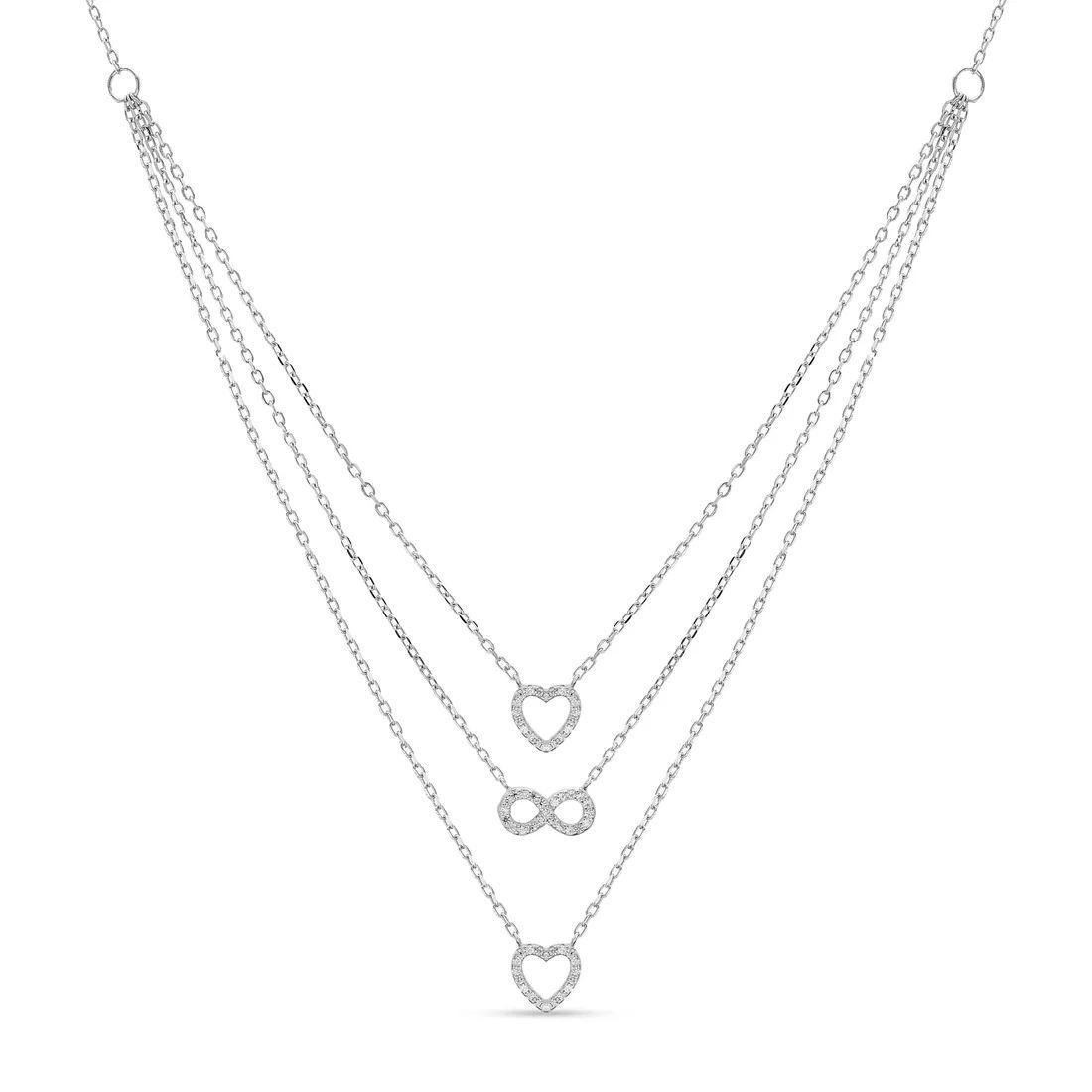 Collana Cuori e Infinito