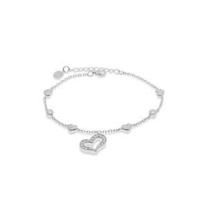 Bracciale cuore pendente